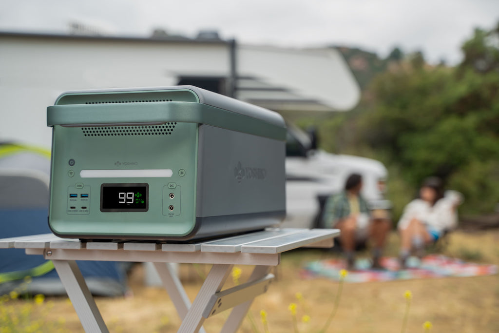 B4000 Outdoor RV Camping Scene
